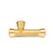 Quickfitting 1/2in Push-to-Connect x 1/2in Push-to-Connect x 1/2in Push-to-Connect Brass Slip Tee Fitting LF8147R - alternate 2